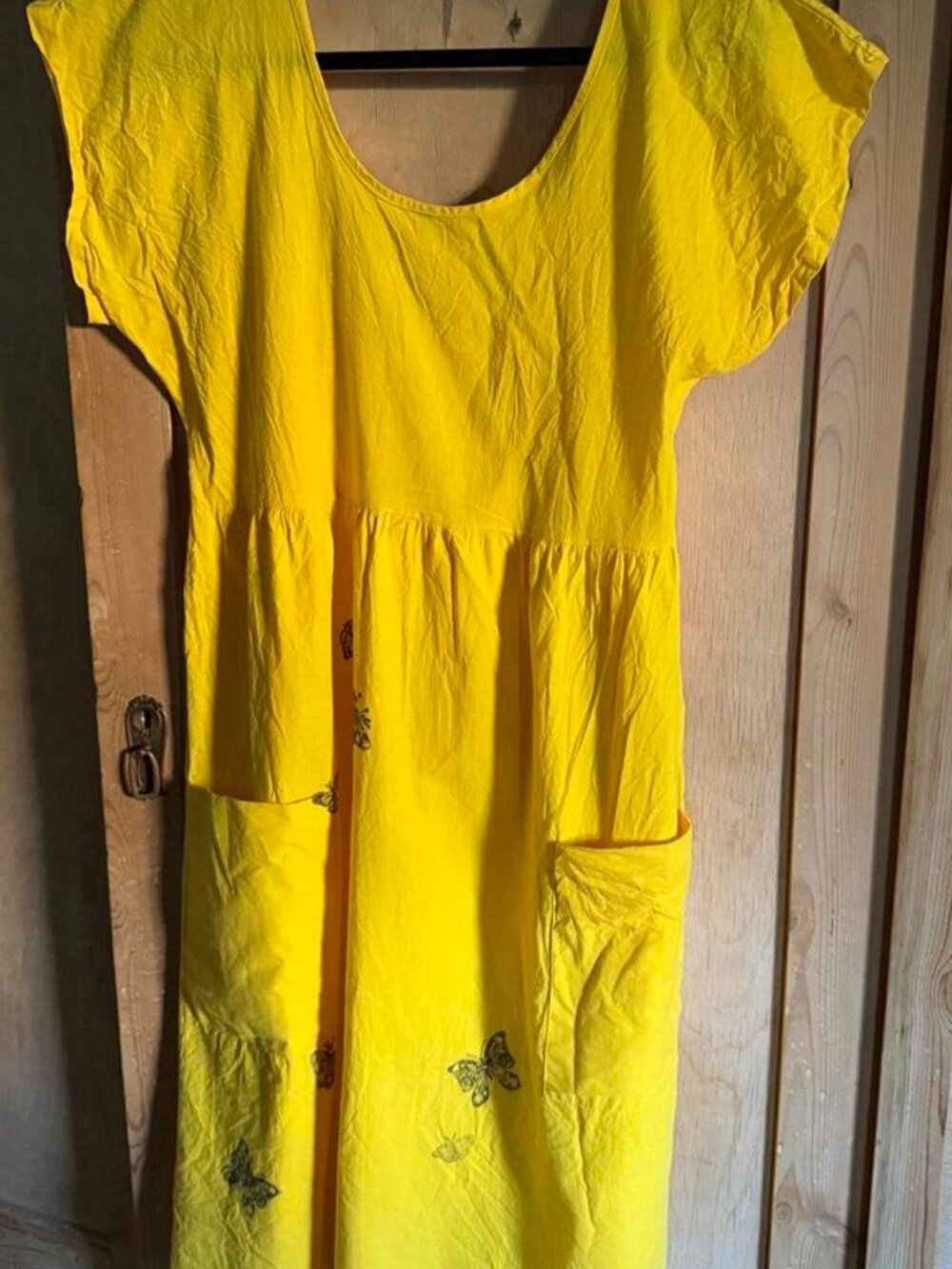 Yellow Whimsy Butterfly Dress